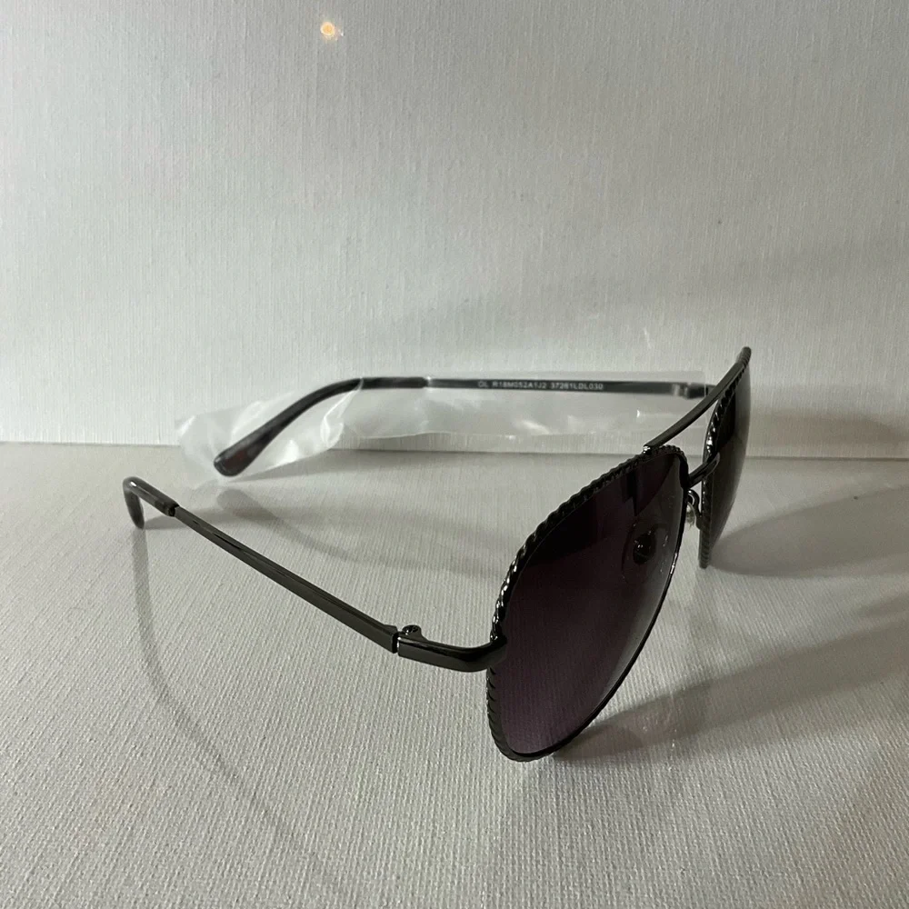 Black Aviator Sunglasses